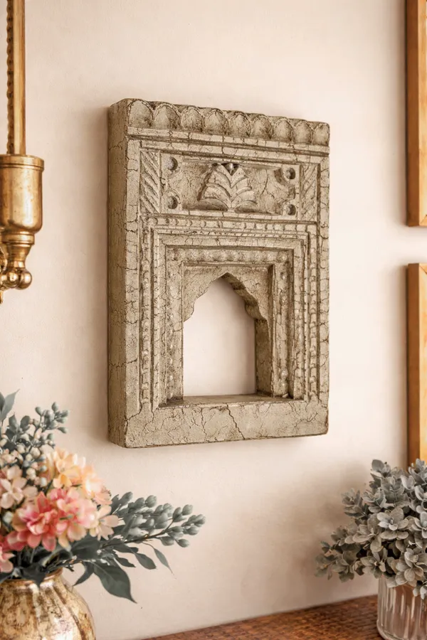 White_Wooden_Premium_Jarokha_And_Frames_For_Home_Decor