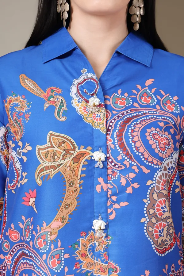 Blue_Paisley_Print_Co-ord_Set_For_Women