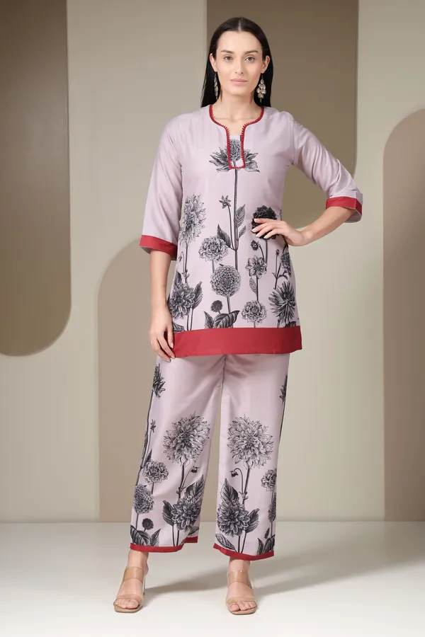 Women's_White_And_Red_Floral_Printed_Co-ord_Set