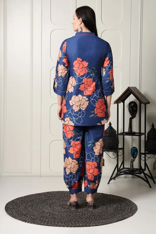 Blue_Floral_Printed_Co-ord_Set_For_Women