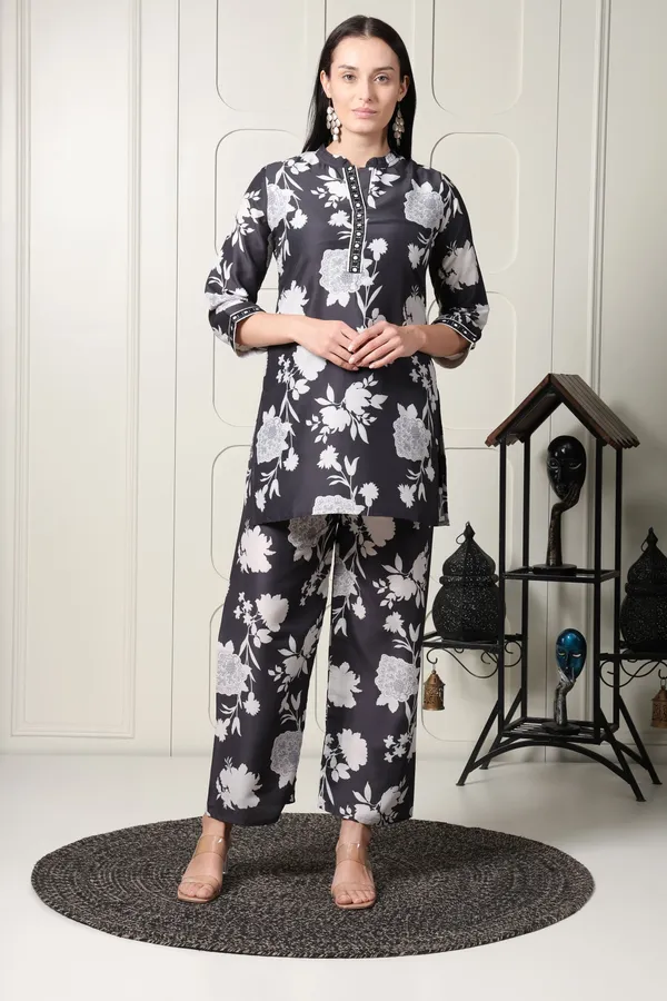 Black_&_White_Floral_Printed_Co-ord_Set