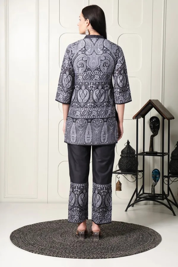 Black_And_White_Paisley_Printed_Co-ord_Set