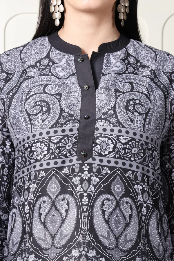 Black_And_White_Paisley_Printed_Co-ord_Set