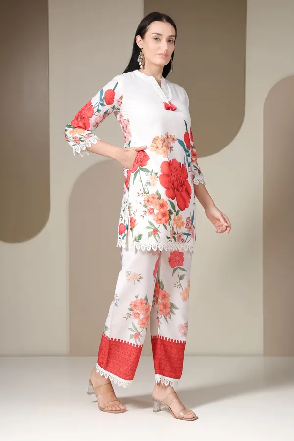 Women's_White_Floral_Printed_Co-ord_Set_With_Pink_Tassels