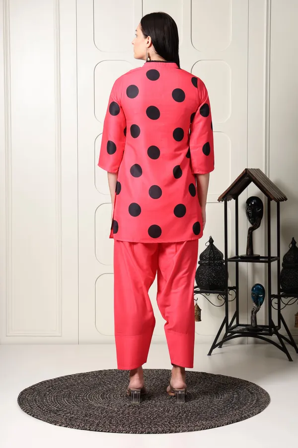 Red_And_Black_Co-ord_Set_With_Polka_Dots