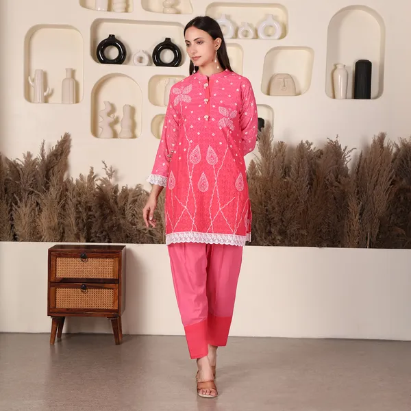 Bandhani_Print_Chikan_Co-ord_Set