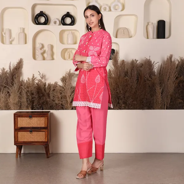 Bandhani_Print_Chikan_Co-ord_Set