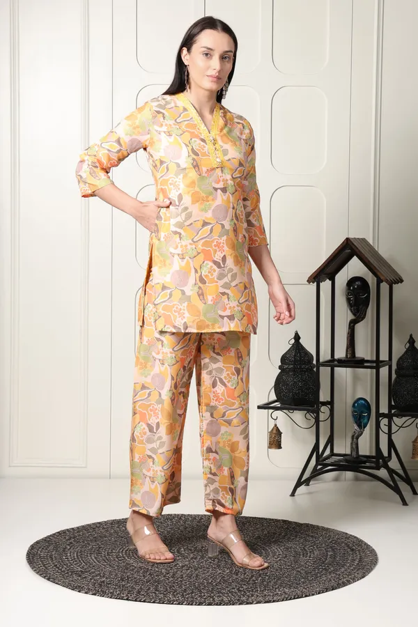 Women's_Yellow_Floral_Printed_Co-ord_Set
