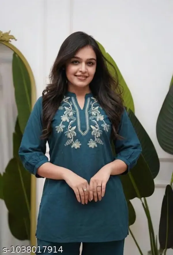 blue_tunic_kurti_with_plazo