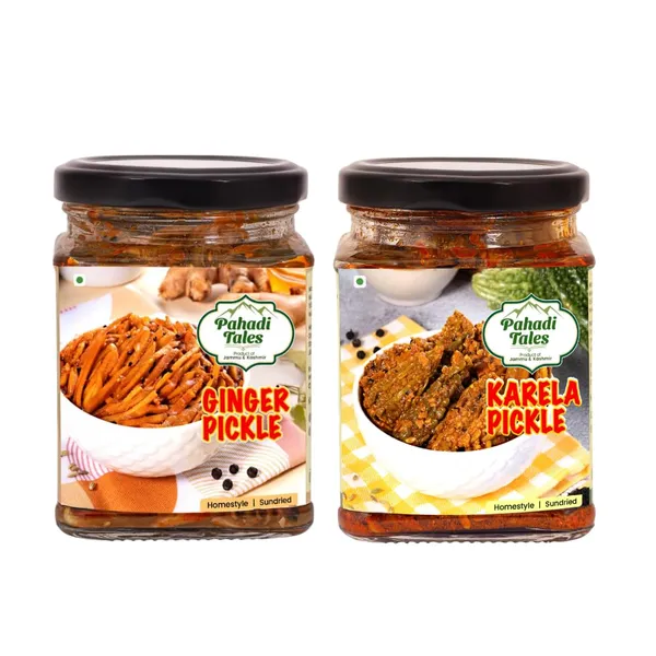 Ginger_And_Bitter_Gourd_Pickle_(Pack_Of_2)