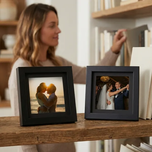 Black_Engineered_Wood_Set_Of_2_Customised_Photo_Frame_With_Your_Photo_Personalized_Square_Photo_Frame_Tabletop_Mini_Frame_Home_Decor_4X4_Inches