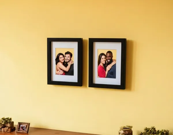 Black_Picture_Frame_Set_Of_2,_Size_5X7_Inches_Crystal_Clear_Plexiglass_With_Korean_Matt_Finish_For_Home_And_Office_Decor