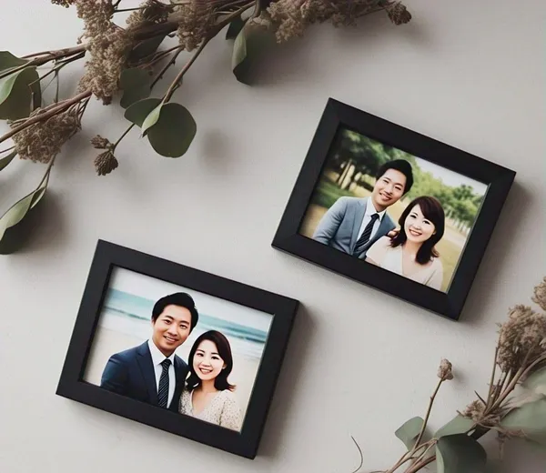 Black_Picture_Frame_Set_Of_2_Modern_Sleek_Design_3_X_5_Inches_Tabletop_Display
