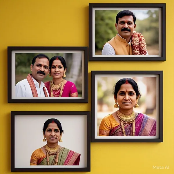 Black_Picture_Frame_Set_Of_4_-4X6_Inches_Mdf_Crystal_Clear_Acrylic_Wall_Mount_Vertical_Horizontal_Display