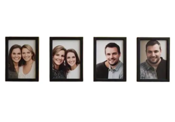 Black_Picture_Frame_Set_Of_4_5X7_Inches_Wall_Mountable_Acrylic_Front_Vertical_Or_Horizontal_Display