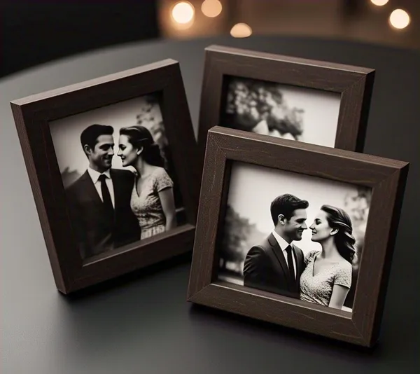Brown_Square_Photo_Frames_Size_3_X_3_Inches_(7.6_X_7.6_Cm)_Set_Of_3_Dual_Purpose_Wall_Mount_And_Table_Display