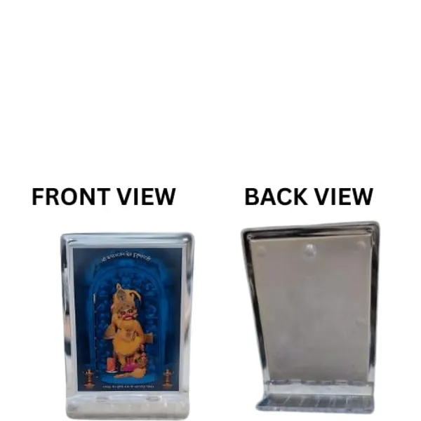 Transparent_Sarangpur_Dham_Kastbhanjan_Hanumanji_Acrylic_Photo_Frame_Religious_Wall_Decor_2.5_X_4_Inches