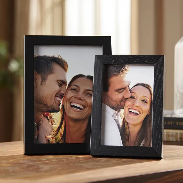 Black_Picture_Frame_Set_Of_2_Wood_Table_Top_Display_With_Acrylic_Front