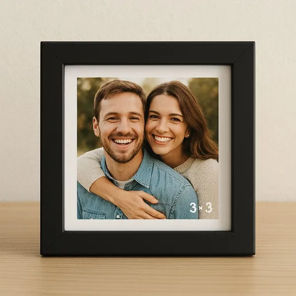 Black_Customizable_Photo_Frame_4_X_4_Inches_Wall_Mountable_With_Table_Stand_Crystal_Clear_Plexiglass_Textured_Frame_And_Glossy_Finish