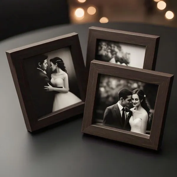 Brown_Customizable_Wooden_Photo_Frame_Set_4X4_Inches_Set_Of_3_With_Table_Top_Stand