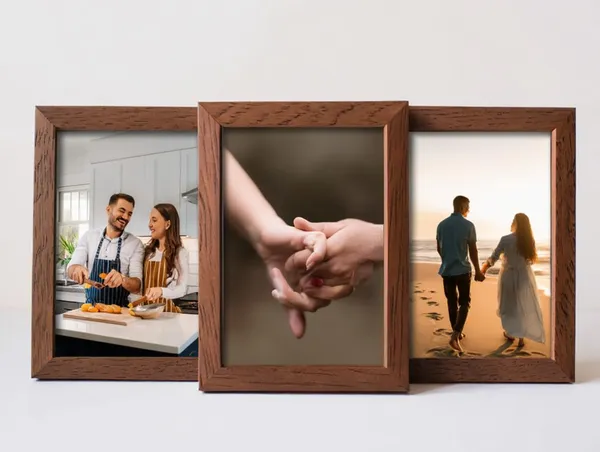 Brown_Picture_Frame_Set_Of_3_5X7_Inches_Wood_Finish_Tabletop_Display_With_Acrylic_Front