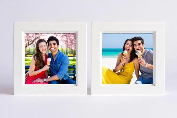 White_Modern_Picture_Frame_Set_4X4_Inches_2_Pack_Tabletop_Photo_Frames_With_Stand_Customizable_Frame_Add_2_Images_Of_Your_Choice