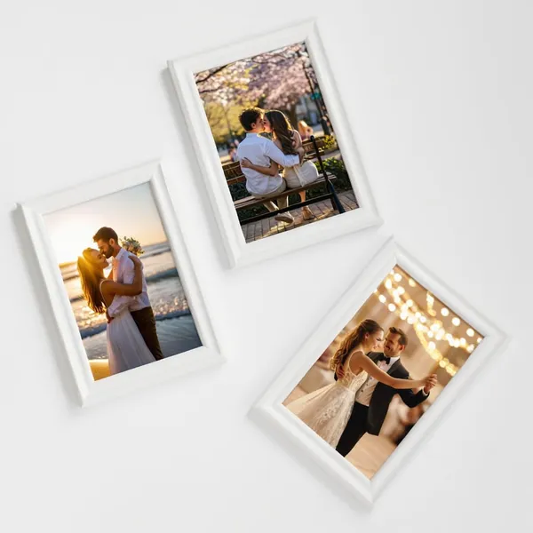 White_Modern_Picture_Frame_Set_5X7_Inches_Tabletop_Display_With_Acrylic_Front_Pack_Of_3