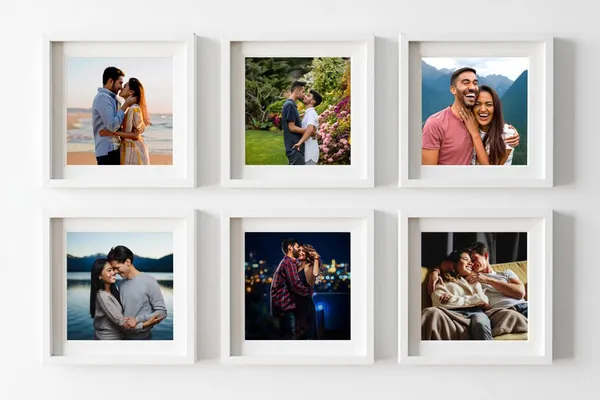 White_Modern_Photo_Frame_Set_6_Pack_Square_Frames_With_Table_Top_Stand_And_Wall_Mount_For_Home_Decor_Sleek_Frame