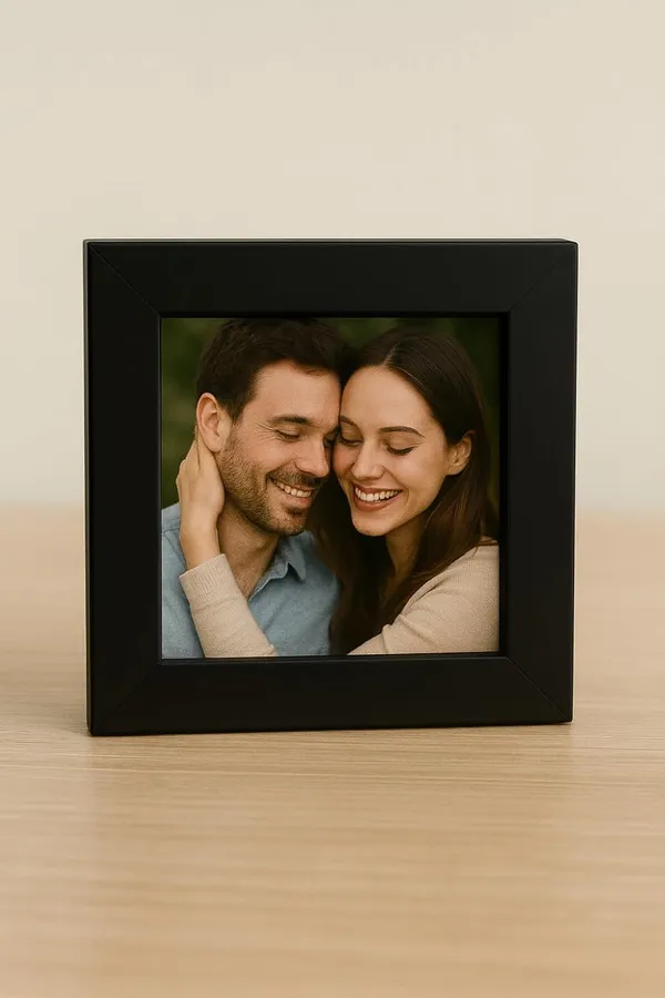 Black_Customizable_Table_Top_Photo_Frame_With_Crystal_Clear_Acrylic_Front_4X4_Inches_Display_Stand_For_Home_And_Office_Decor