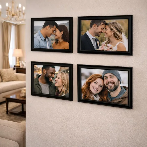 Black_Photo_Frame_Set_Of_4_5X7_Inch_Picture_Frames_With_Crystal_Clear_Plexiglass_Wall_Hanging_Display_For_Home_Office_Decor