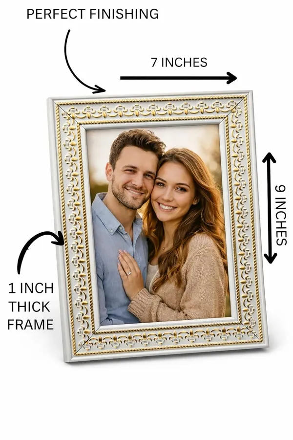 White_And_Golden_Personalized_5X7_Photo_Frame_Customised_Picture_Frame_With_Acrylic_Front_Table_Top_Stand_Wall_Mount_Photo_Display_Frame_For_Memories_Certificates_Artwork_Home_Decor_Gift_And