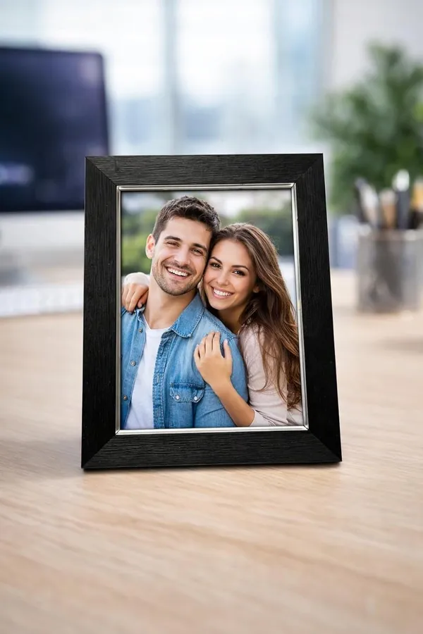 Black_And_Silver_Personalized_5X7_Photo_Frame_Customised_Picture_Frame_With_Acrylic_Front_Table_Top_Stand_Wall_Mount_Photo_Display_Frame_For_Memories_Certificates_Artwork_Home_Decor_Gift_And