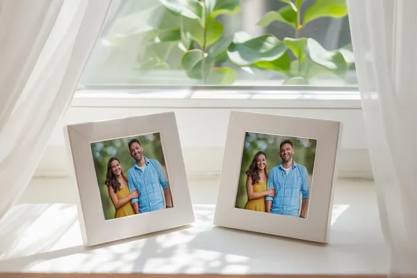 White_Customizable_4X4_Photo_Frame_Set_Of_2_Table_Top_Photo_Frames_With_Stand_Acrylic_Front_Personalized_Picture_Frames_For_Photos_Mini_Photo_Frame_For_Home_Decor_Desk_Gifts