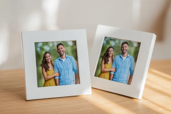 White_Customizable_4X4_Photo_Frame_Set_Of_2_Table_Top_Photo_Frames_With_Stand_Acrylic_Front_Personalized_Picture_Frames_For_Photos_Mini_Photo_Frame_For_Home_Decor_Desk_Gifts