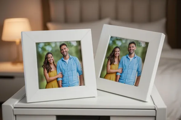 White_Customizable_4X4_Photo_Frame_Set_Of_2_Table_Top_Photo_Frames_With_Stand_Acrylic_Front_Personalized_Picture_Frames_For_Photos_Mini_Photo_Frame_For_Home_Decor_Desk_Gifts