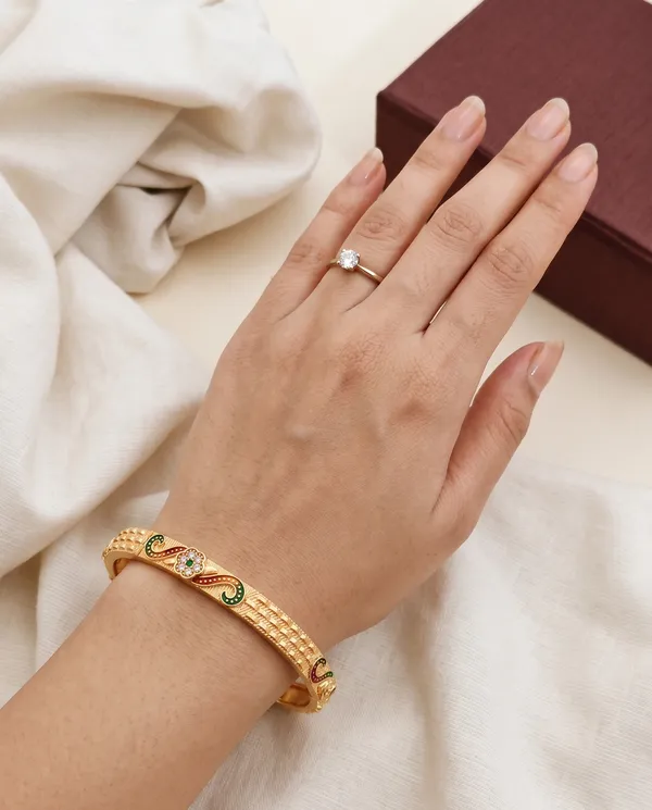 Gold_Plated_Meenakari_Kundan_Bangles_For_Women