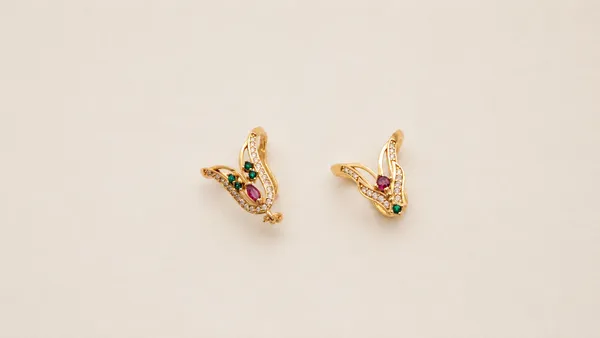 Gold_Plated_Multicolor_Stone_Rings_Set_For_Women