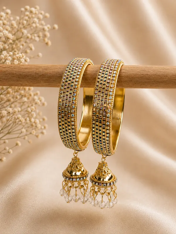 Gold_Tone_Stone_Studded_Jhumka_Bangles_For_Women