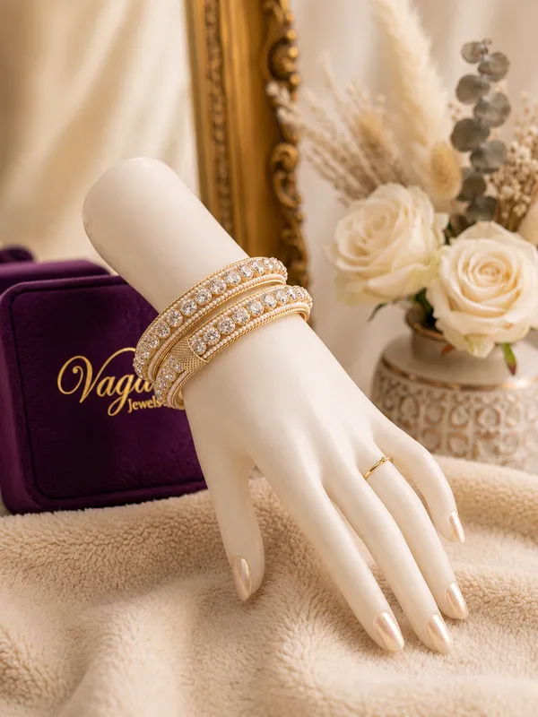 Silver_Tone_Crystal_Embellished_Bangles_Set_For_Women