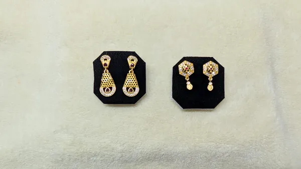 Gold_Toned_Traditional_Earring_Set_Of_2_For_Women