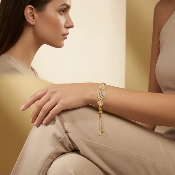 Gold_Tone_Crystal_Embellished_Adjustable_Bracelet_For_Women