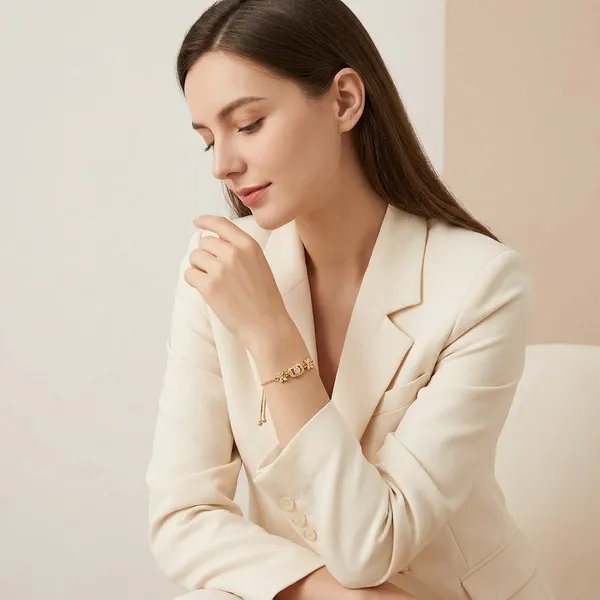 Gold-Tone_Adjustable_Bracelet_With_Multicolor_Stones