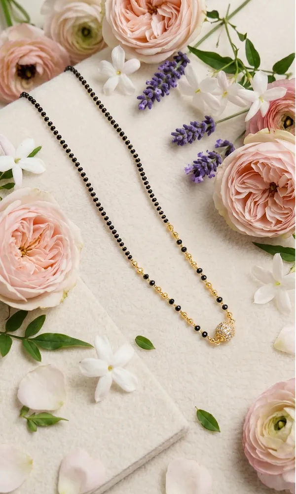Black_And_Gold_Beaded_Mangalsutra_Necklace