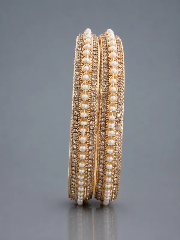 Gold_Tone_Pearl_Embellished_Traditional_Bangles_Set_Of_2