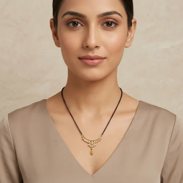 Gold_Plated_Mangalsutra_With_Black_Beads_For_Women