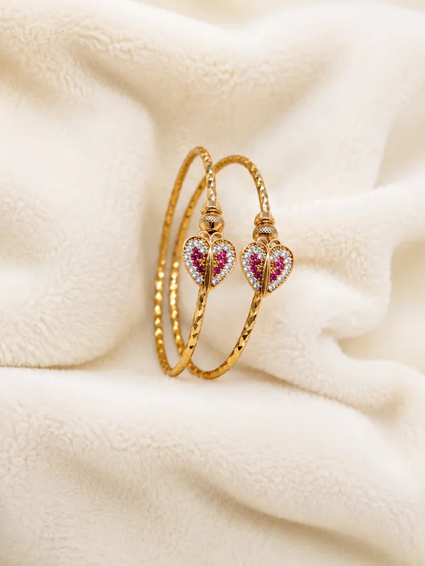 Rose_Gold_Floral_Cluster_With_Pink_Stones_Bracelet