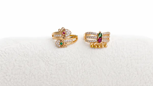 Gold_Plated_Traditional_Adjustable_Ring_Set_For_Women
