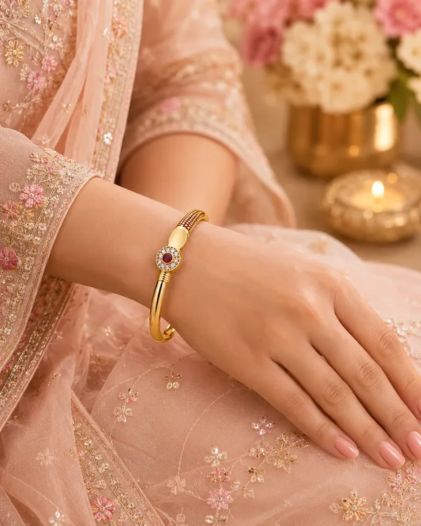 Gold_Plated_Ruby_Stone_Embellished_Kada_Bangles_For_Women