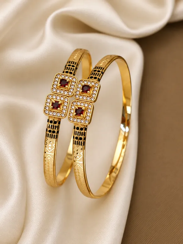 Square_Ruby_Crystal_Embedded_High_Gold_Plated_Bangles_|_Traditional_Designer_Kada_Pair_|_Wedding,_Festive_&_Party_Wear