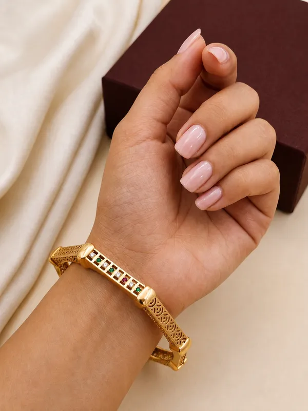 Gold_Plated_Gemstone_Embellished_Designer_Bangles_For_Women